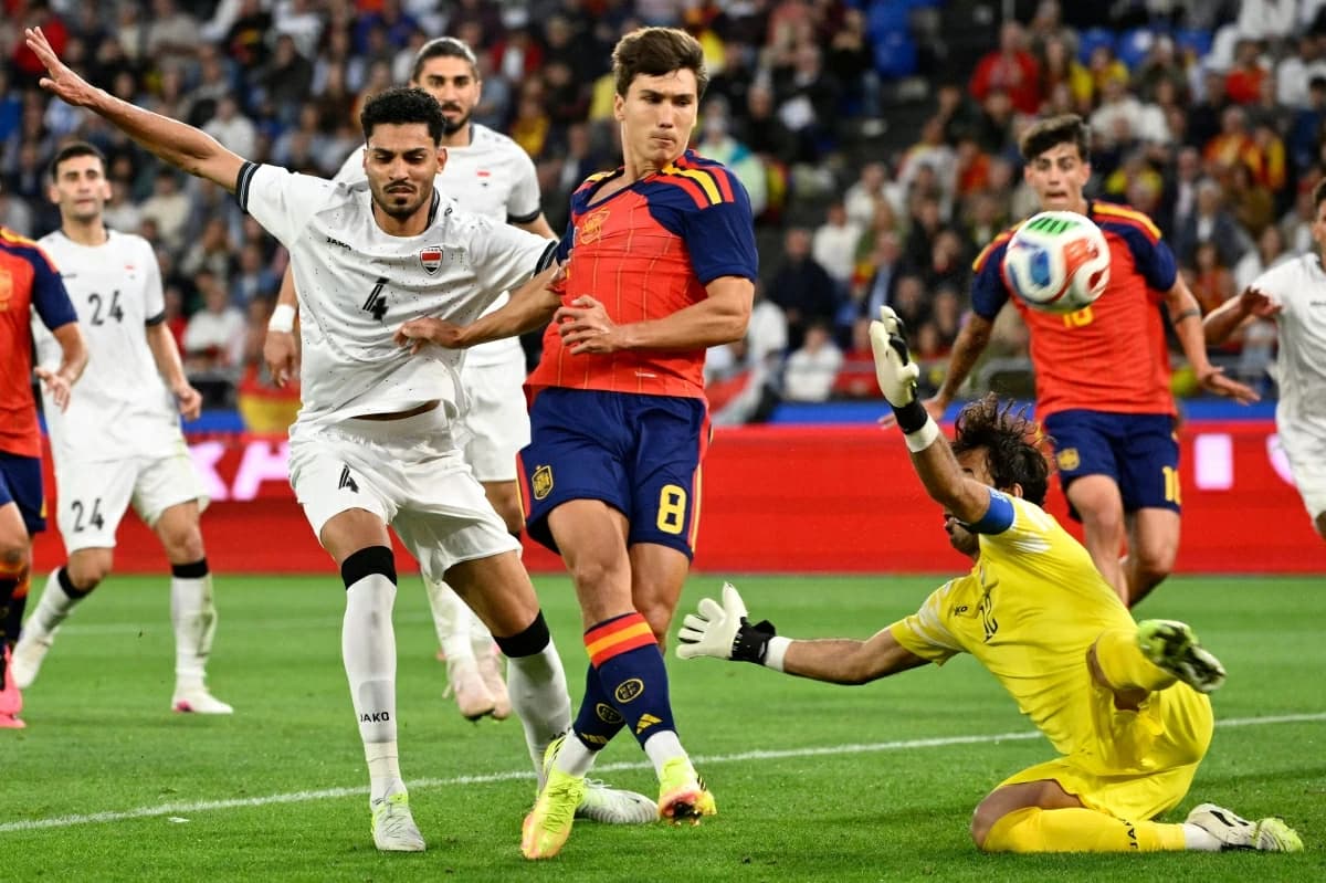 بالصور .. العراق ينتزع تعادلا مثيرا أمام إسبانيا 1-1